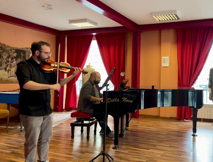 record violin piece for composers or session musician