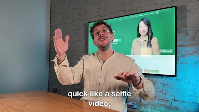 be your spokesperson video or ugc video creator in english