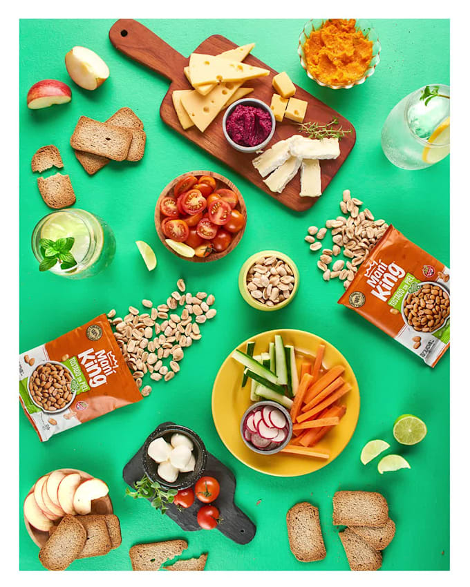 Create top quality food photography images better than reality by