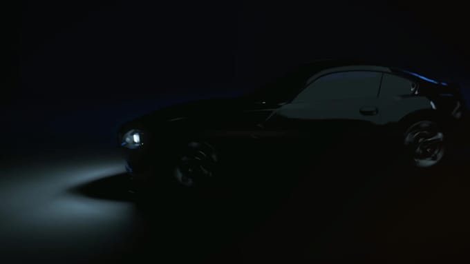 create amazing car intro logo animation
