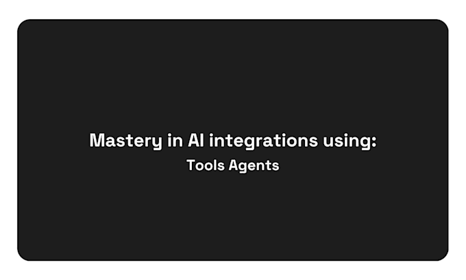 do an ai agent automation created with n8n