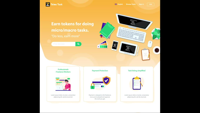do a unique UI design with animation and full custom
