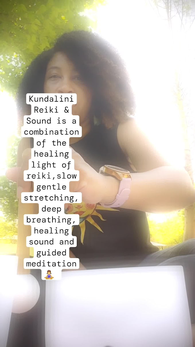 give you a live virtual reiki, breathwork and sound healing