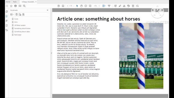 remediate and accessible PDF document under section 508 complaince wcag 2