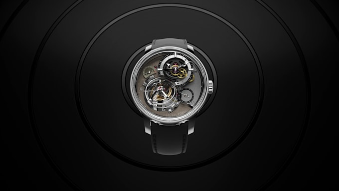 do 3d watch animation video ads 3d watch rendering 3d cgi watch model design