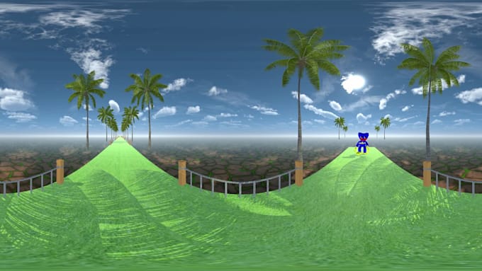 create a 360 degree cartoon animation video
