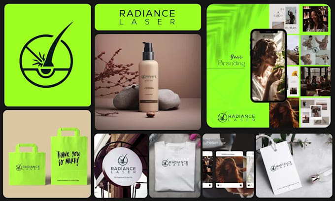 design a modern business logo and full brand identity kit