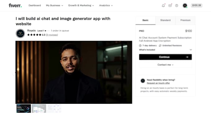 create ai website development , chatgpt, ai saas