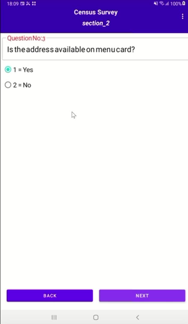 develop an offline survey mobile app to collect data for research