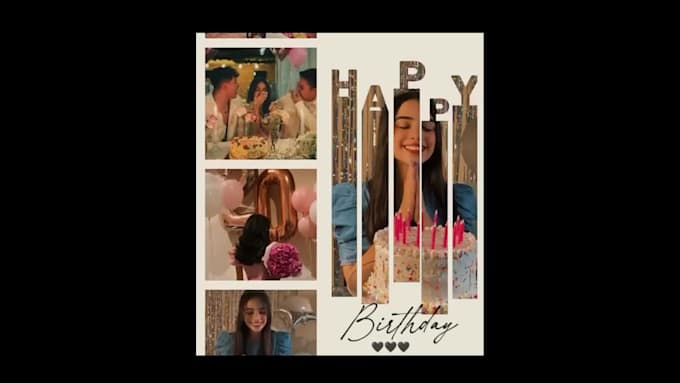 Create a personalized, heartfelt happy birthday video for your