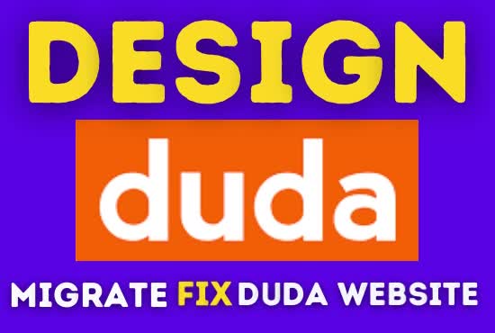 design duda website or transfer, migrate duda website