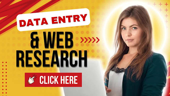 be your virtual assistant for data entry, copy paste and web research