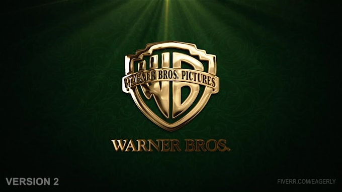 create a gold logo animation video intro in full HD
