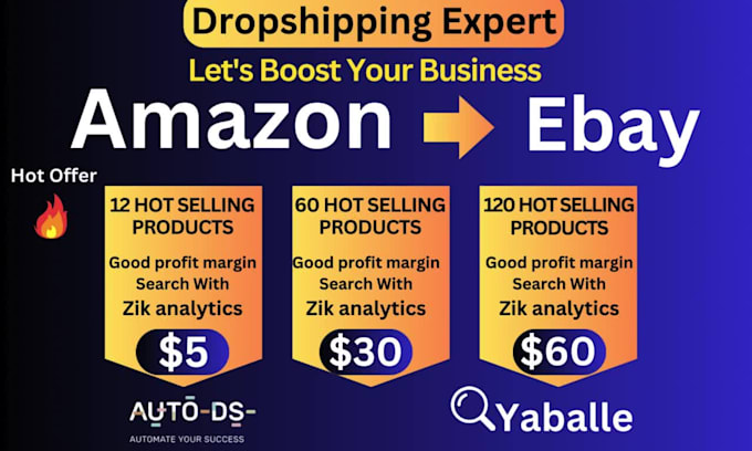 do amazon to ebay dropshipping listings