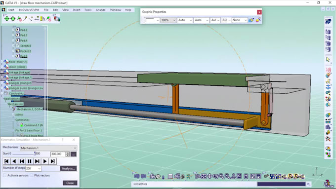design and assemble your 3d model in catia