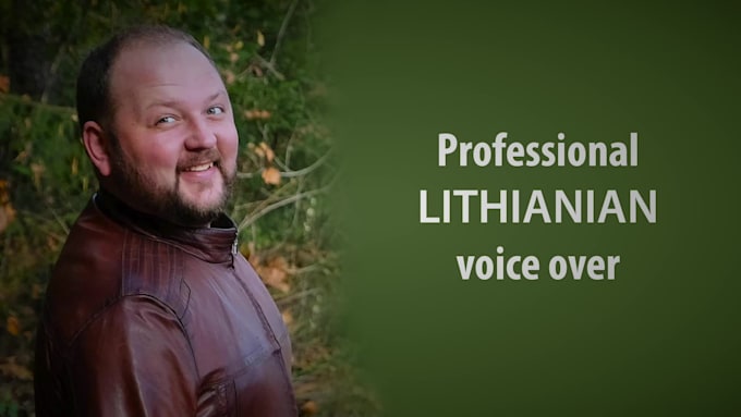 do a professional lithuanian voice over