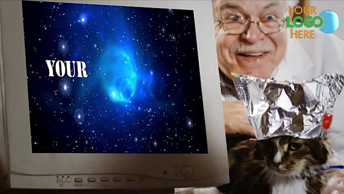 make short funny video ads with funny cat and scientist in 12hrs