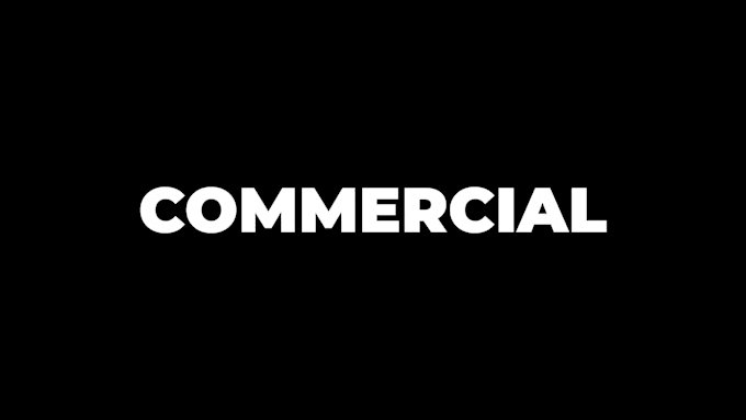 shot and edit your commercial video for your product