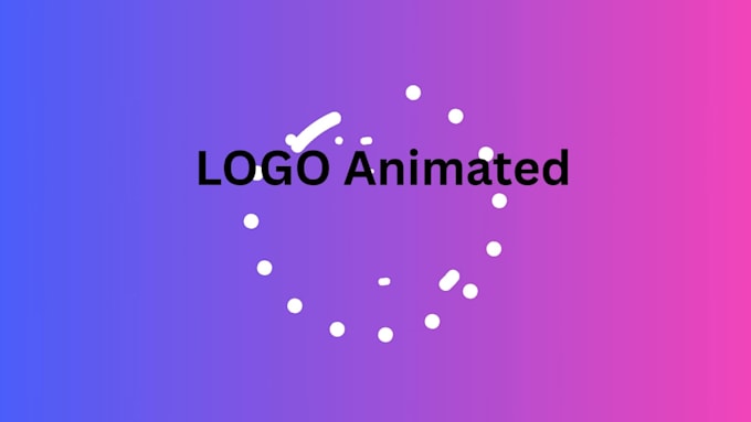 create a premium logo animation with fast 24 hours delivery