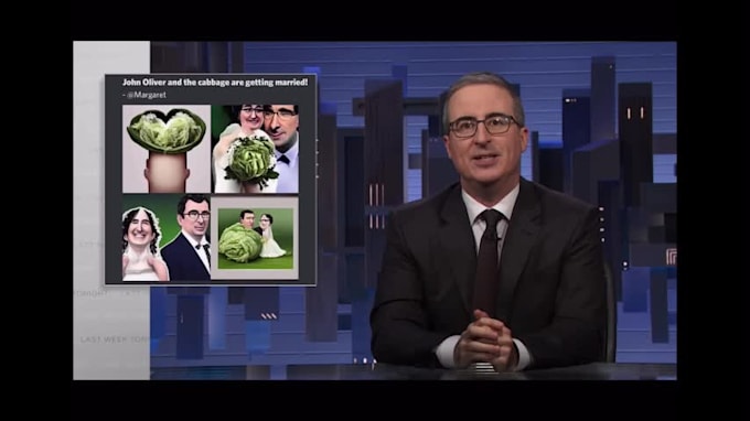 do better than shown on john oliver  midjourney a I