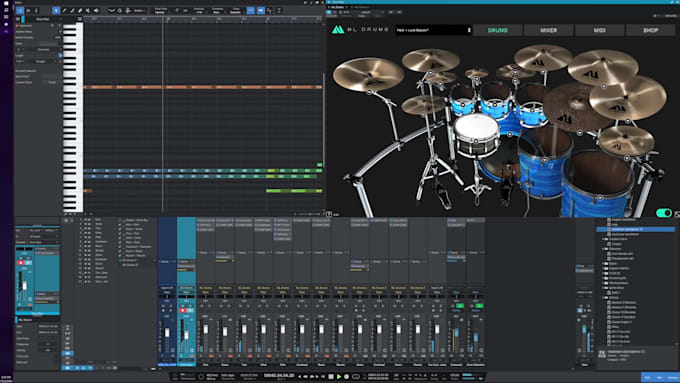 create powerful and realistic programmed drums for your song