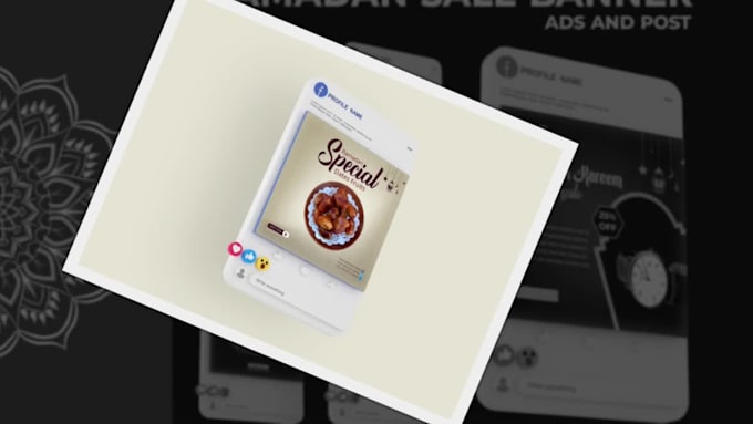 do social media post design for your product advertisement