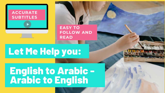 make english or arabic subtitle to your videos