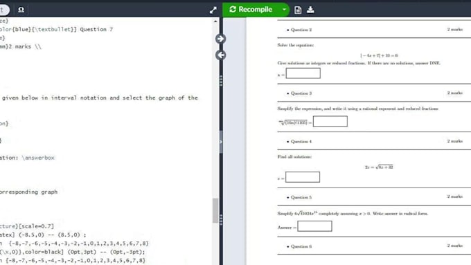 convert a research report from ms word to latex