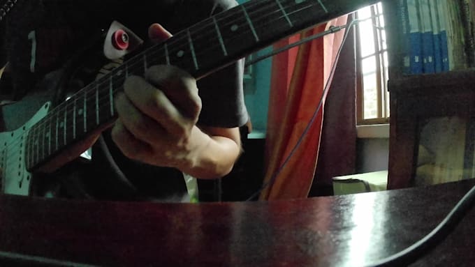 create an improvised guitar solo for your track