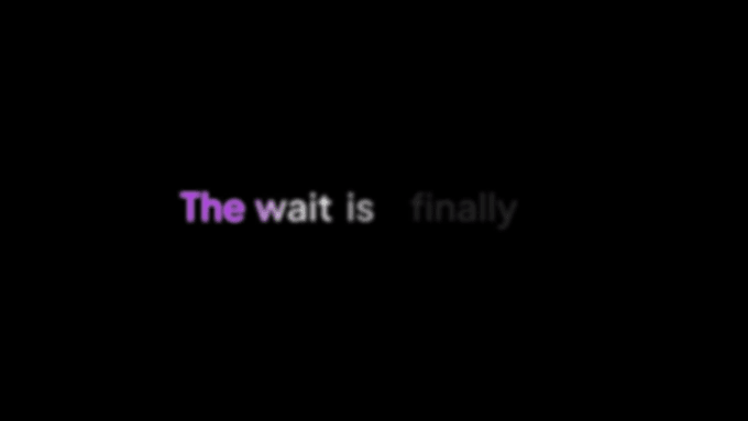 create custom kinetic typography animated video apple style