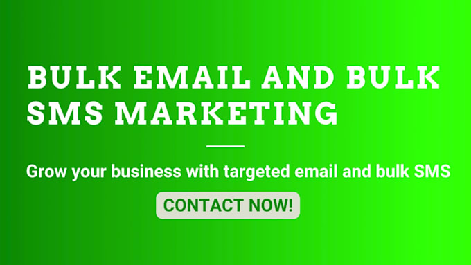 send bulk email blast, bulk sms marketing mass cold email message campaign