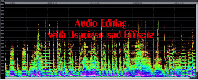 edit audio, repair sound, and reduce noise