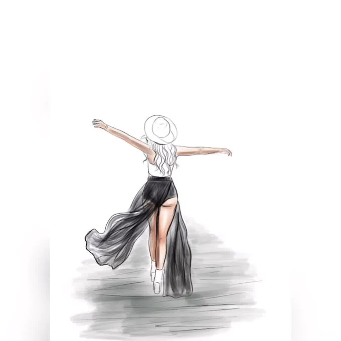 draw line art, illustration or sketch from your photo