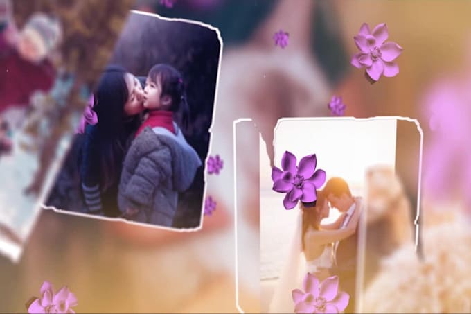 make attractive photo slideshow videos for any event