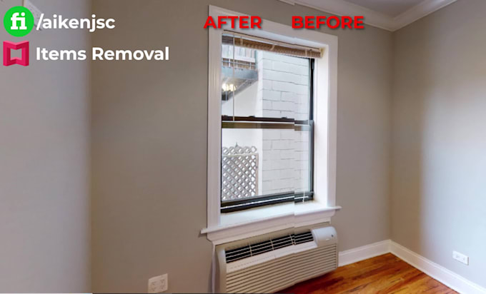 do items removal for your matterport virtual tour
