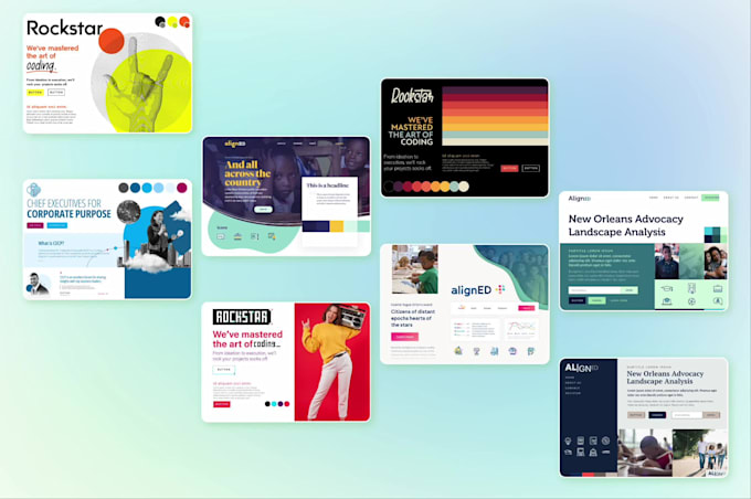 Design a ui style guide for your website by Marianaterra248 | Fiverr image.