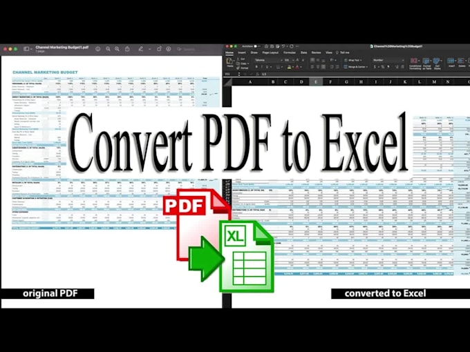 convert PDF to excel, scan pages to excel, google sheet