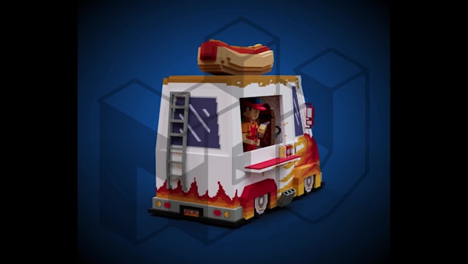 design 3d voxel art for the sandbox