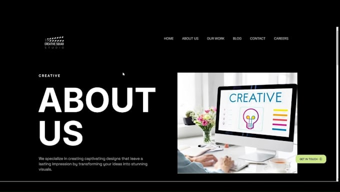 design and develop a professional html website for you