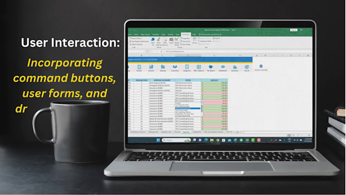 create an excel sheet using advanced formulas and macros