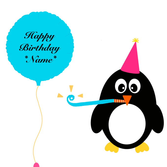 Insert a name into this birthday gif by Peanutpics | Fiverr