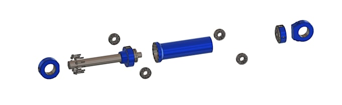 hydraulic cylinder 3d model