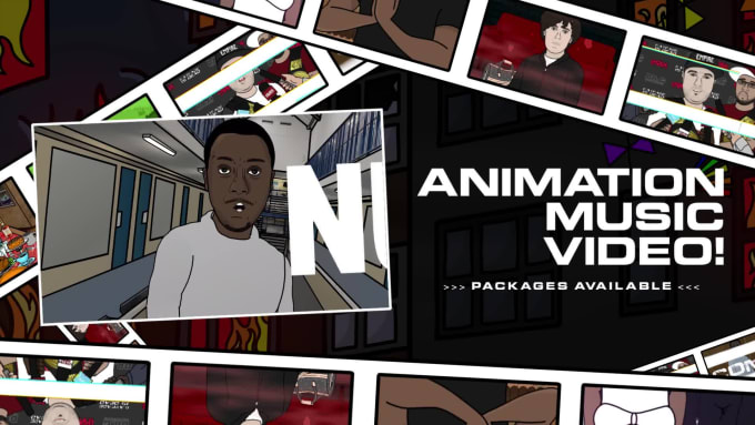Create a cartoon animated music video by Swiftycreativ | Fiverr