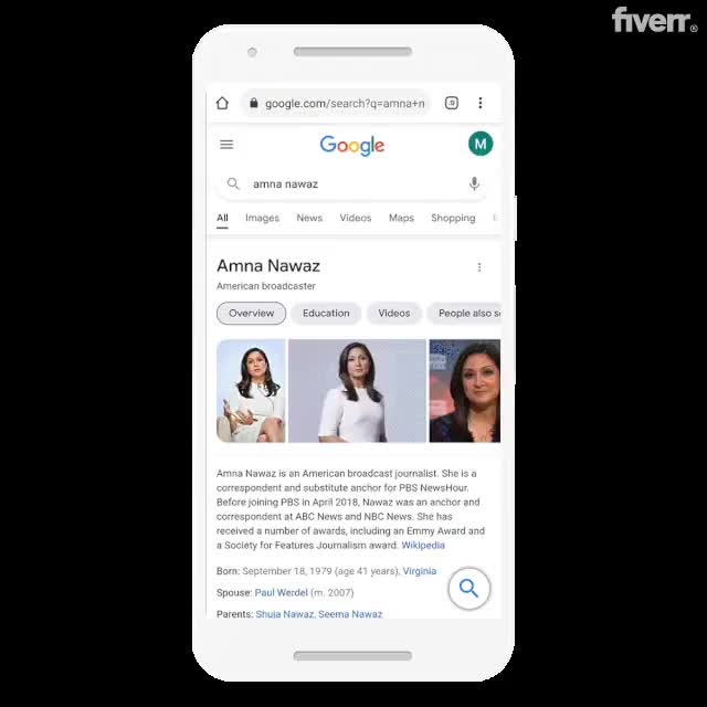 make google knowledge panel for person