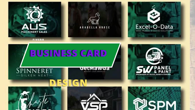 create a special creative  and modern business card for you