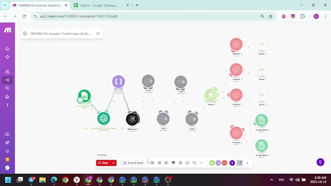 build pinterest automation for posting, scheduling and affiliate pins