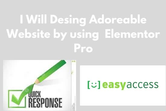 generator a marvelous wordpress website with  elementor pro