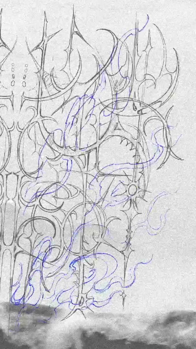 make y2k,cybersigilism,triball for tattoo or clothing design
