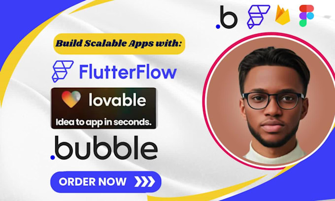 build custom restaurant fashion loveable ai flutterflow bubble app development