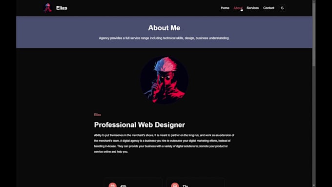 Build a stunning portfolio website by Karansrma | Fiverr
